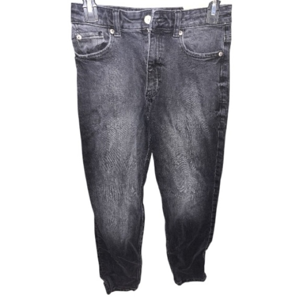2/$20 🩷 Zara Women’s Dark Wash Straight Leg Jeans SIZE 4 BLACK